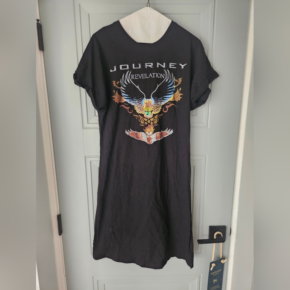 Journey 'Revelation' Black Graphic Dress